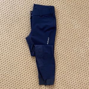 Ariat Tri Factor Grip Full Seat Breech in Navy